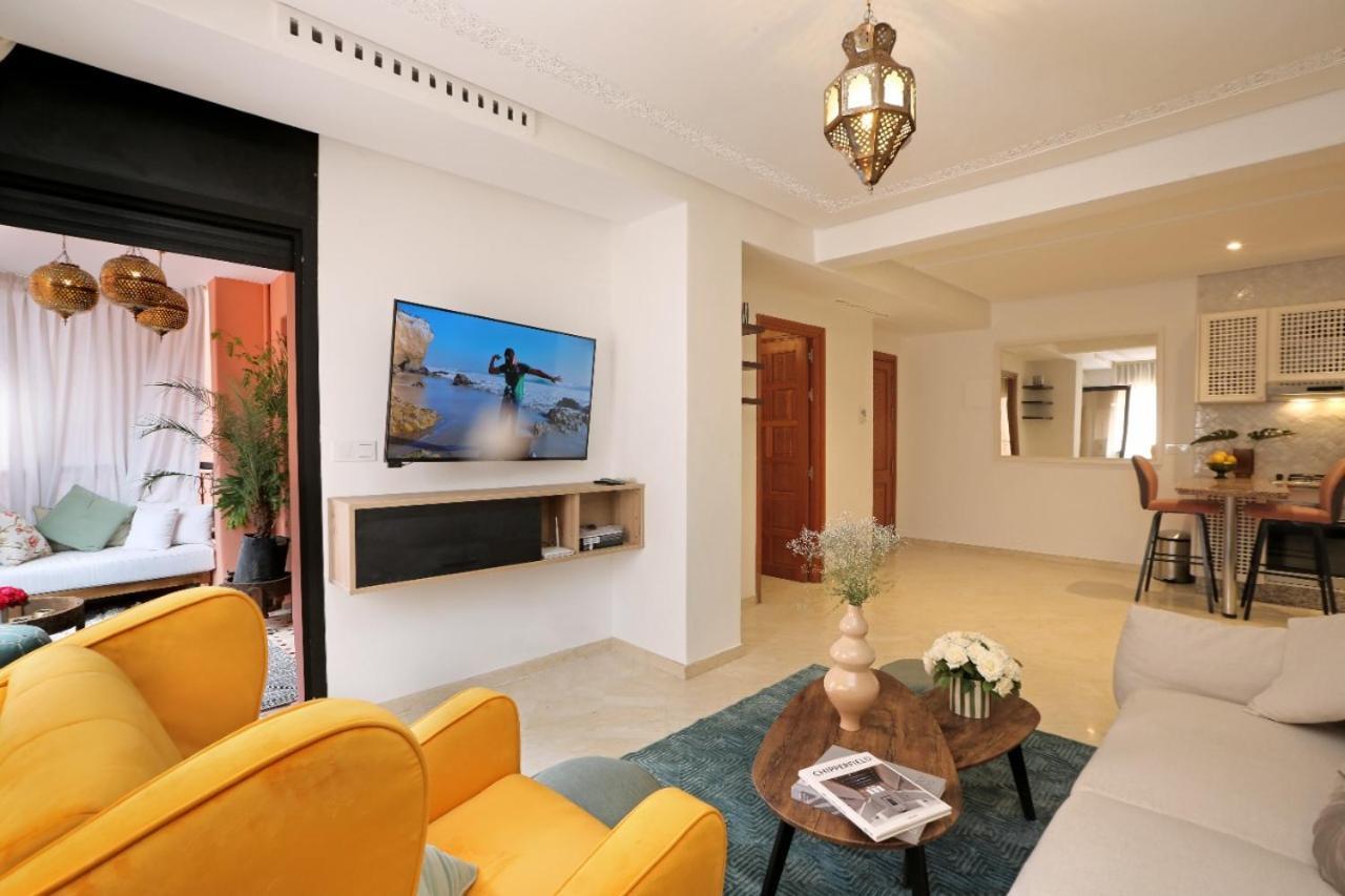 Appartement Moderne En City Center Marrakech-Gueliz Marrakesh Bagian luar foto