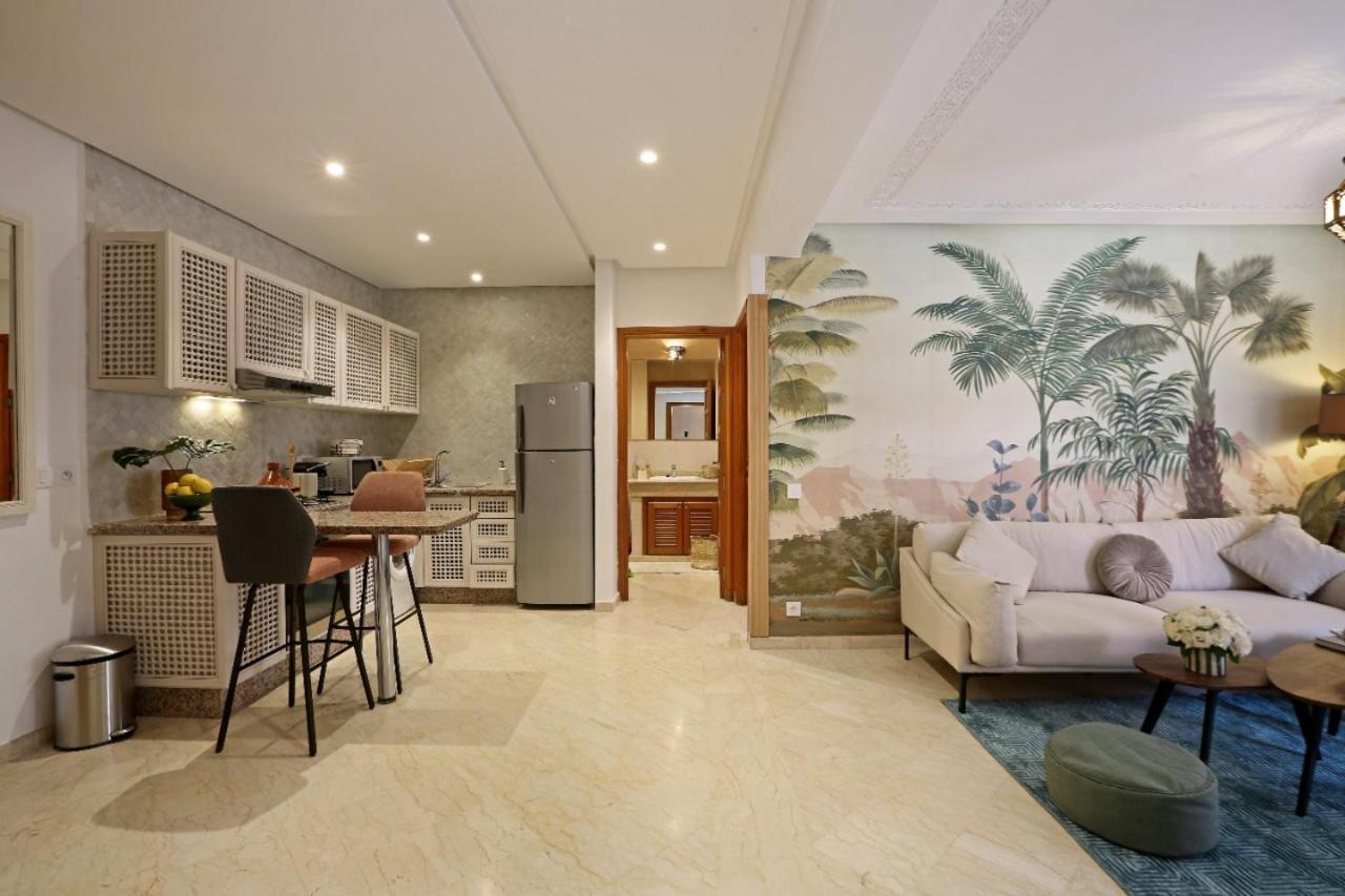 Appartement Moderne En City Center Marrakech-Gueliz Marrakesh Bagian luar foto
