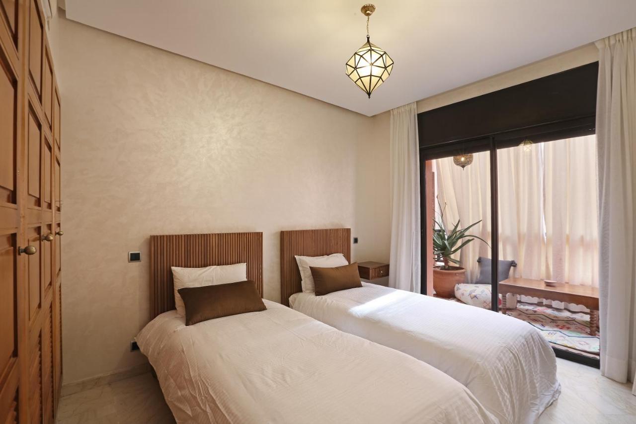 Appartement Moderne En City Center Marrakech-Gueliz Marrakesh Bagian luar foto