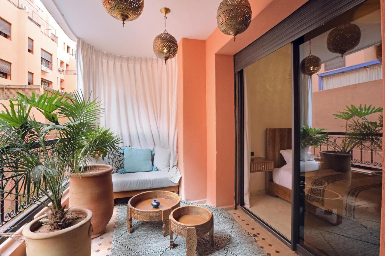 Appartement Moderne En City Center Marrakech-Gueliz Marrakesh Bagian luar foto