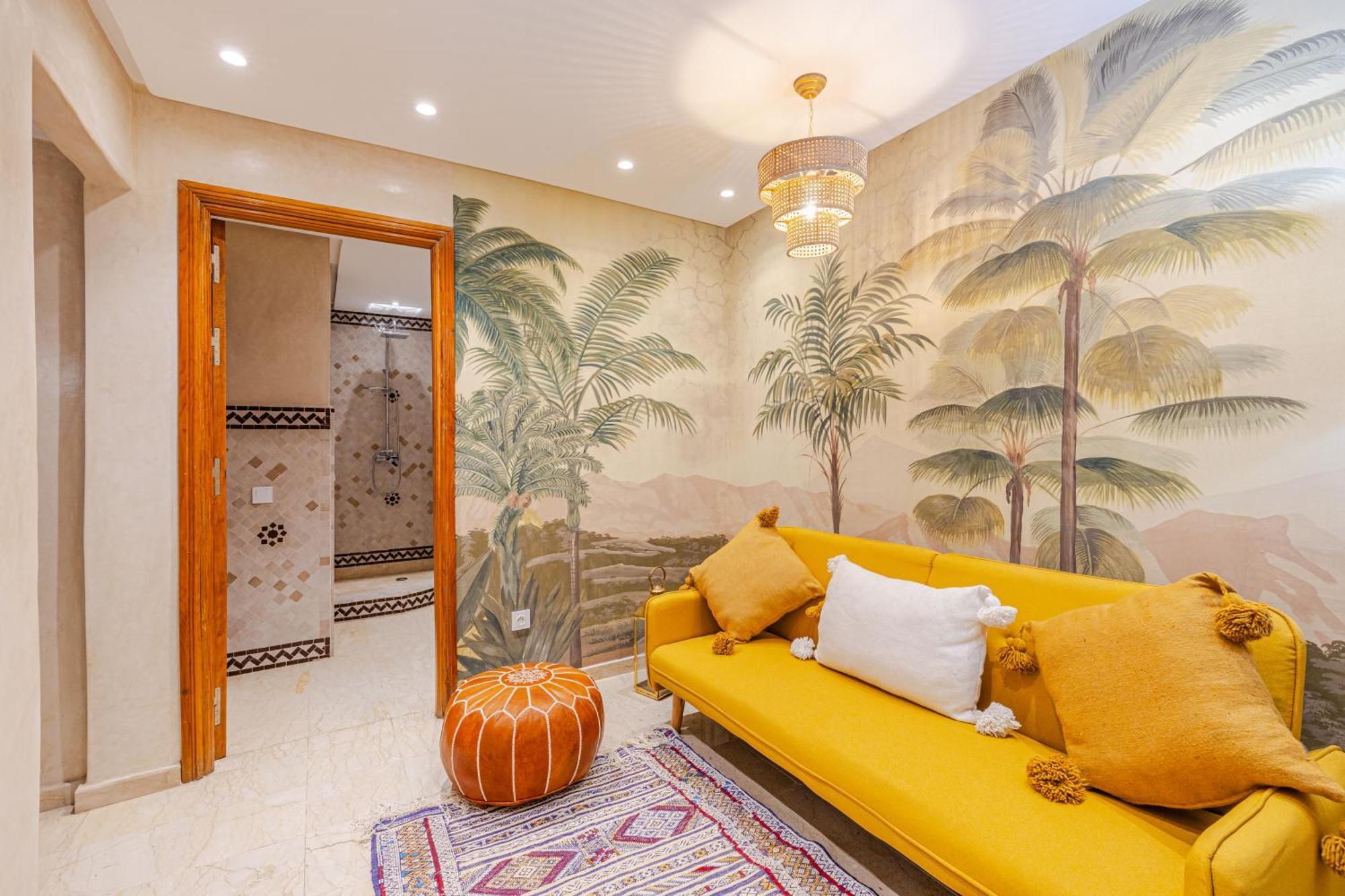Appartement Moderne En City Center Marrakech-Gueliz Marrakesh Bagian luar foto