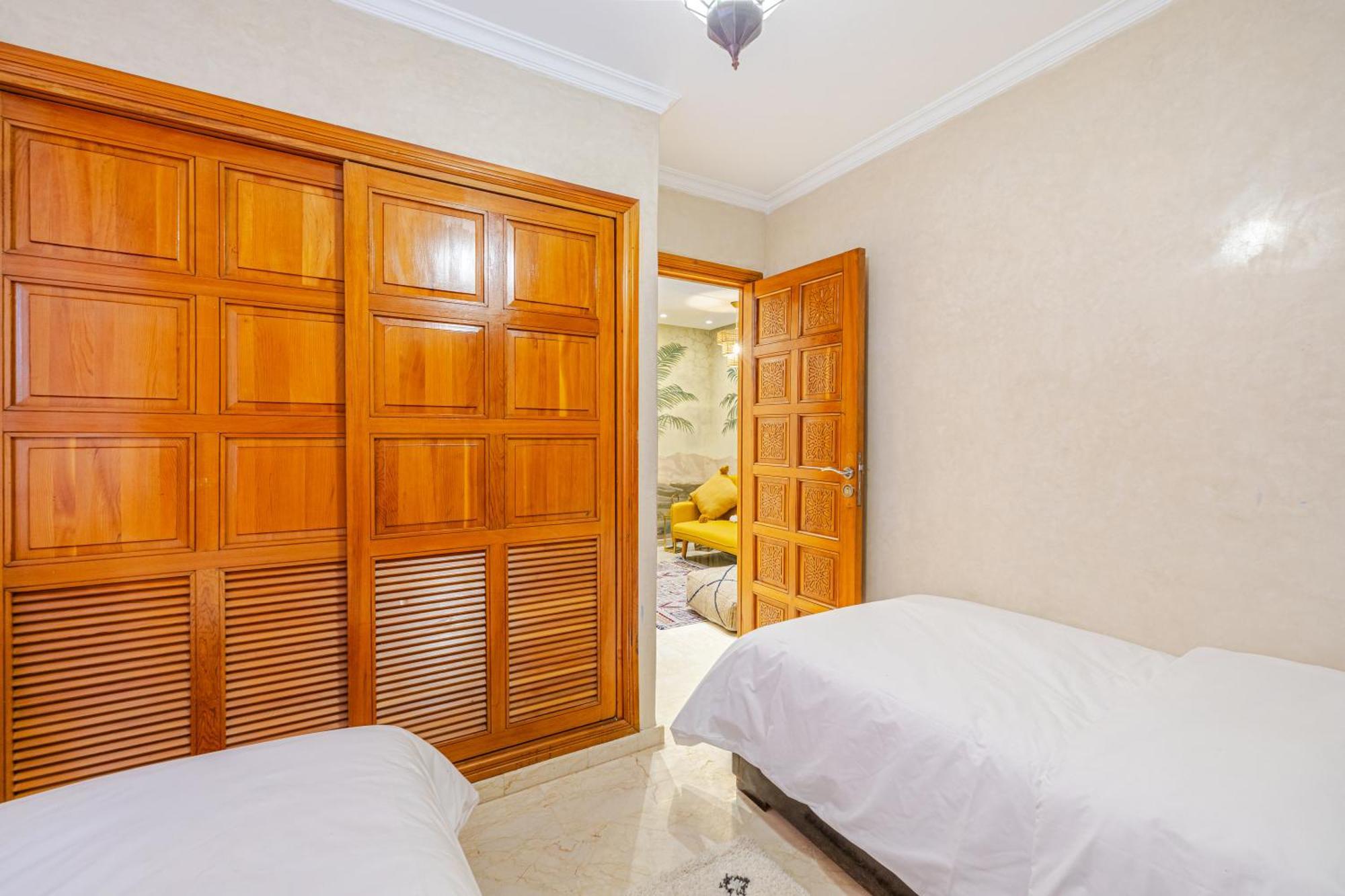 Appartement Moderne En City Center Marrakech-Gueliz Marrakesh Bagian luar foto